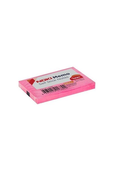Noki Yapışkanlı Not Kağıdı 80 Yaprak 51X75Mm Pembe No:12006P (12 Koçan)