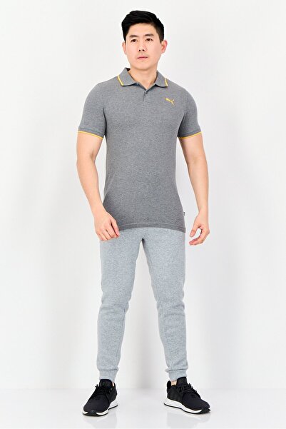 Puma Men Sportswear Fit Short Sleeves Outdoor Polo Shirt, Grey