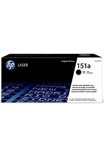 HP 151A Black Siyah 3.050 Sayfa Kapasiteli Yazıcı Toneri W1510A