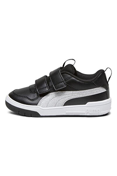 Puma حذاء رياضي Multiflex Glitz FS V PS - أسود، فضي