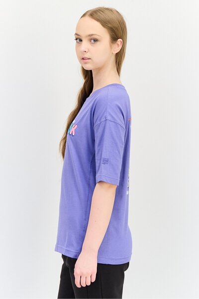 Puma Women Sportswear Fit Short Sleeve Outdoor T-shirt, Light Lavender