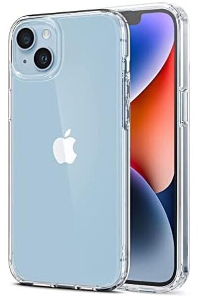 O Ozone جراب iPhone 14 Plus | غطاء خلفي صلب من مادة TPU والأكريليك | شفاف