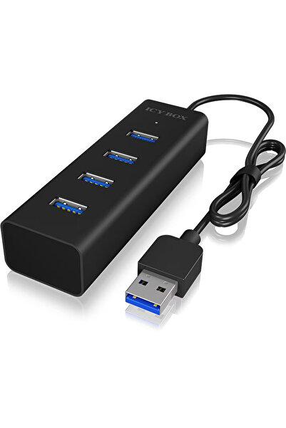 ICY BOX USB HUB IB-HUB1409-U3,4x USB 3.0 Černý