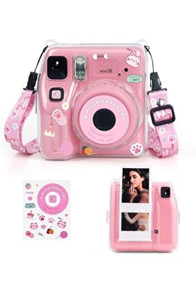 O Ozone جراب شفاف لكاميرا فوجي فيلم إنستاكس ميني إس إي الفورية | غطاء حماية ص...