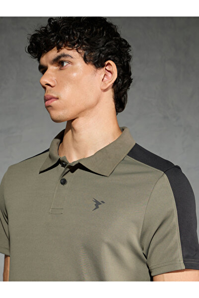 Technosport By Styli Men Color Block Relaxed Fit Polo