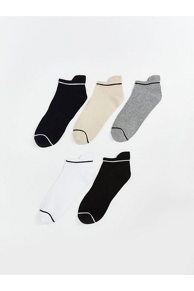 LC Waikiki Quality Parts from Celebi Store |   Striped Men's Booties Socks 5-Piece