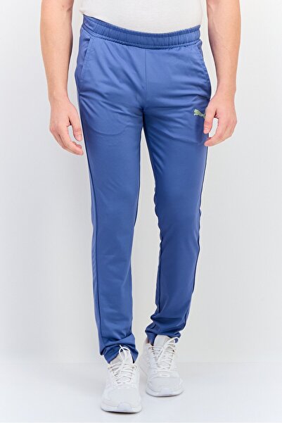 Puma Men Sportswear Fit Brand Logo Training Sweatpants, Slate Blue