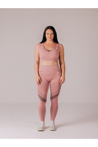 Palmfit By Styli Women Pink Balance Seamless Active Sports Bra