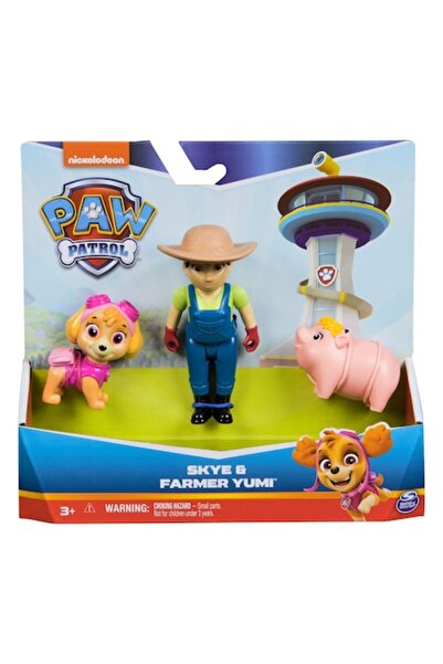 PAW PATROL Set figurine Paw Patrol - Skye & Farmer Yumi
