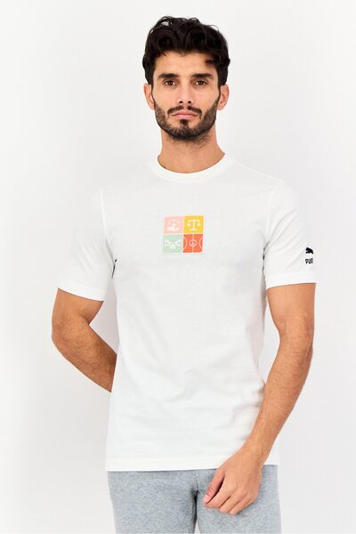 Puma Men Sportswear Fit Short Sleeve Outdoor T-shirt, White