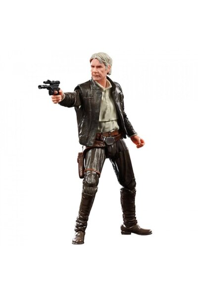 Hasbro Figurină Han Solo articulată, Seria Neagră, Războiul Stelelor: Episodul VII