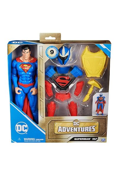 Spinmaster Spin Master DC Adventures Action Figure, Superman, Ages 4+, Multicolor