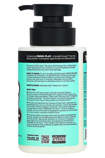 The Doux Press Rewind Curl Protector Shampoo 236.5ml