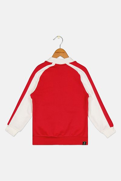 Puma x Peanuts Toddlers Boy Long Sleeves Outdoor Sweatshirt, Red