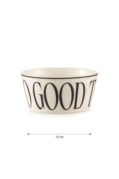 LC Waikiki Create Your Style from Uzg Store |   Text Printed Ceramic Bowl 12 cm