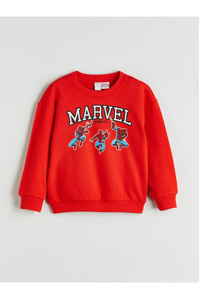 LC Waikiki Quality Parts from Celebi Store |   Crew Neck Spider-Man Printed Boys Sweatshirt