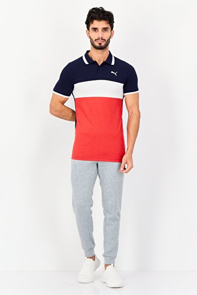 Puma Men Slim Fit Short Sleeves Outdoor Polo Shirt, Multicolor