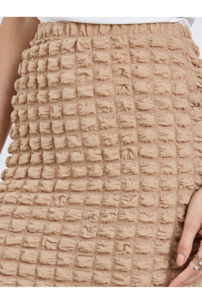 Styli Women Textured Bodycon Maxi Skirt