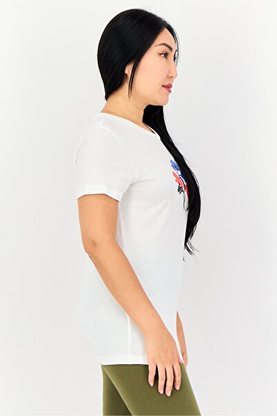 Puma Women Sportswear Fit Short Sleeve Outdoor T-Shirt, White