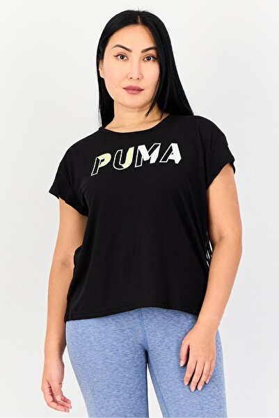 Puma Women Sportswear Fit Short Sleeve Running T-shirt, Black