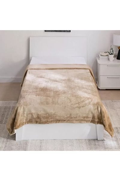 Home Box Snugsoft Flannel Double Layer Twin Blanket - 150x200 cm