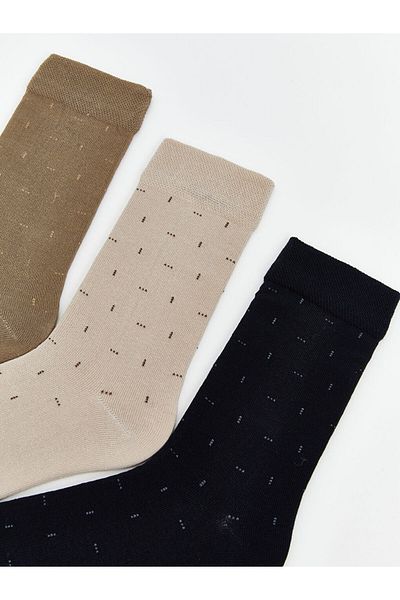 LC Waikiki Quality Parts from Celebi Store |   Patterned Men's Socks 3-Piece
