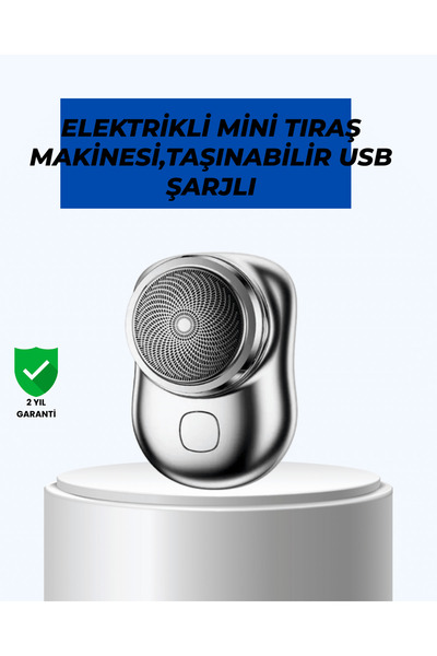Clevora Mikro titreşim motorlu, düşük sesli, USB girişli tıraş makinesi
