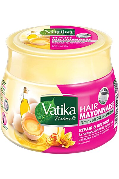 Vatika Repair & Restore Hair Mayonnaise 500g | With Honey, Castor & Marrow | ...