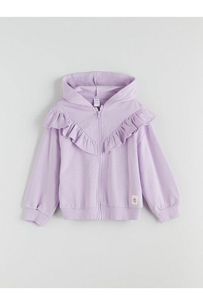 LC Waikiki Quality Parts from Celebi Store |   Hooded Zippered Girl's Sweatshirt