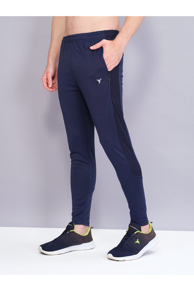 Technosport By Styli Men Solid Slim Fit Track Pants