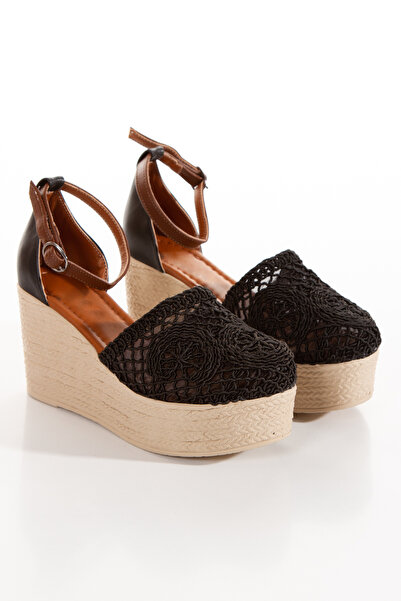 DYG STORE ÖRGÜ YAZLIK DOLGU SANDALET