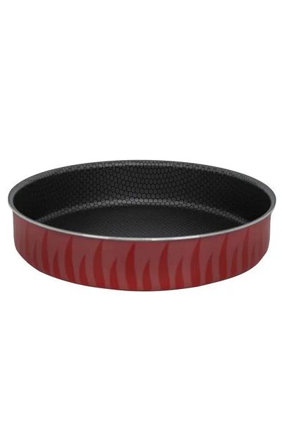 Alsaif Gallery Tefal Red Flam Baking Tray, 28 cm, Circular - Red