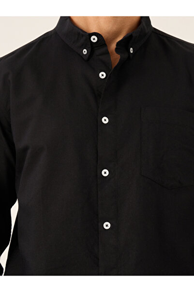 Styli Button Down Collar Regular Fit Oxford Shirt