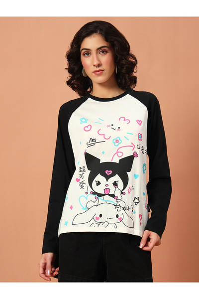 The Dry State By Styli Graphic Printed Raglan Sleeve Cotton T-Shirt