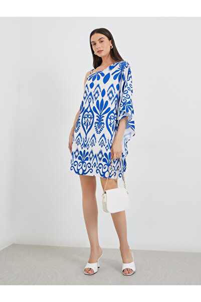 Styli Women All Over Print Shift Mini Dress