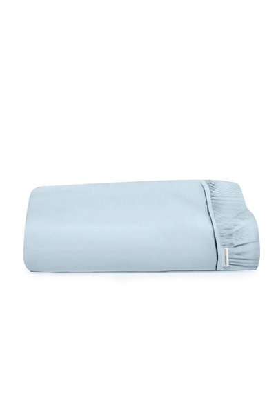 COTTON HOME Supersoft 1 Piece Fitted Sheet 200x200+30cm Super King Size Bed Sheet Deep Pocket Design Secure Fit