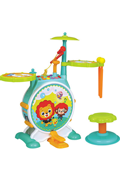 Hola مجموعة طبول بانجينج بوبينج: لعبة نشاط موسيقي للأطفال