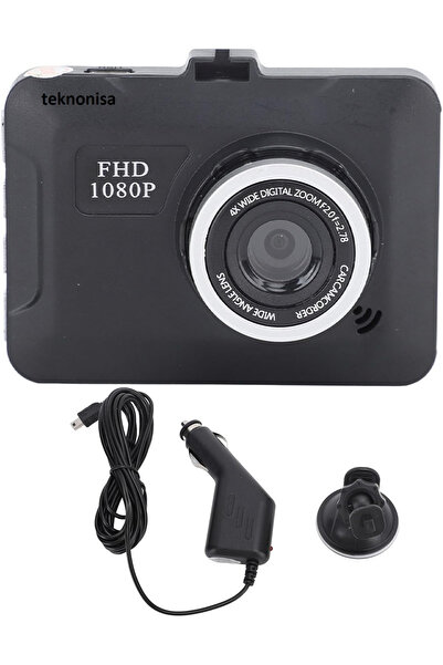 teknonisa 2.2 inç IPS Ekran Ve Gece görüşlü 1080p HD Dash Cam Yerçekimi algıl...