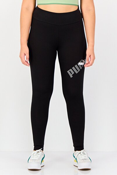 Puma Women Sportswear Fit Brand Logo Training Leggings, Black