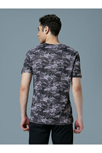 Technosport By Styli Men All Over Print Slim Fit T-Shirt