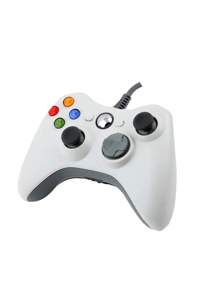 FOXMAG24 Χειριστήριο Joystick Gamepad, χειριστήριο 360 μοιρών, Xbox, λευκό