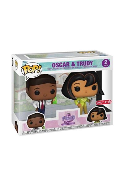 Funko Set 2 figurines, Pop!, vinyl, Disney: The Proud Family Louder Prouder - Oscar & Trudy