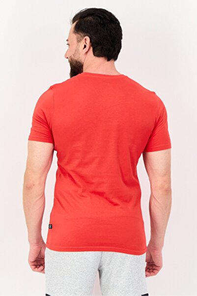 Puma Men Regular Fit Graphic Print Outdoor T-Shirt, Red