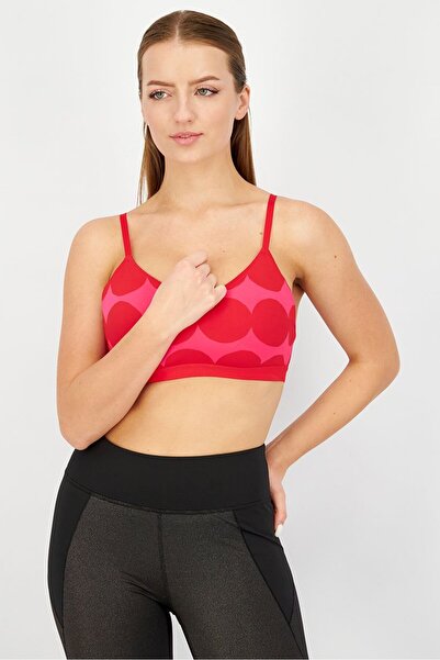 adidas Women Textured Padded Sports Bra, Multicolor