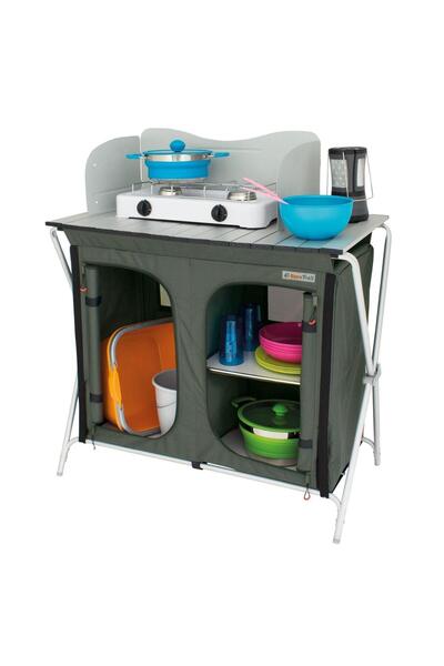EURO TRAİL Eurotrail Cooking Closet Mayet – Gri Renkli Katlanabilir Mutfak Dolabı