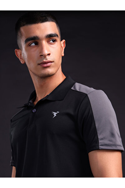 Technosport By Styli Men Color Block Relaxed Fit Polo