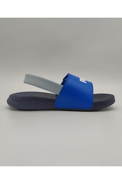 Puma Popcat 2.0 Back Strap Closure Slippers - Hyperlink Blue/White/Club Navy