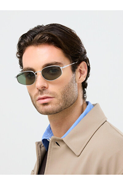Styli Men Edgar Oval Sunglasses