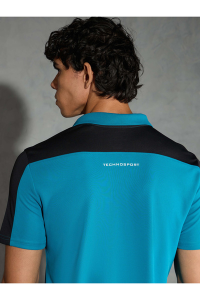 Technosport By Styli Men Color Block Relaxed Fit Polo