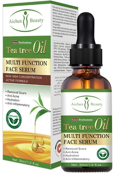 Aichun Beauty سيروم وجه متعدد الوظائف بزيت الارجان والخروع والجوجوبا وزيت شجر...